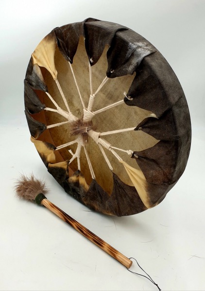 Tambour chamanique traditionnel 41 cm