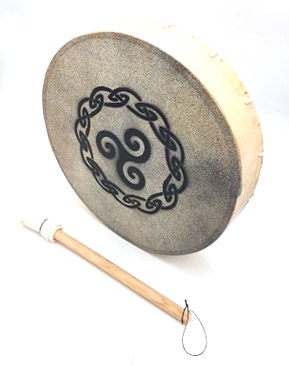 Tambour chamane en peau de chèvre