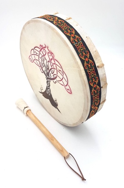 Tambour chamane en peau de chèvre