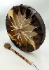 Tambour chamanique traditionnel 41 cm
