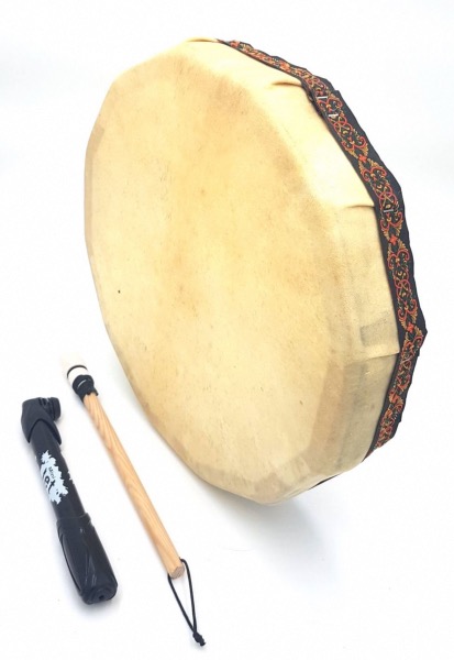 Tambour chamanique ou Bodhrán accordable avec chambre à air