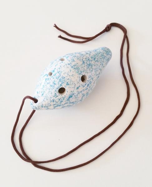 Ocarina traditionnel chinois en céramique 6 trous.