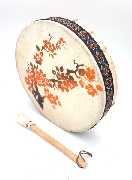 Tambour chamane en peau de chèvre