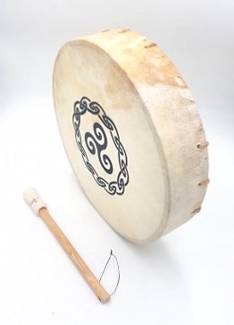 Tambour chamane en peau de chèvre
